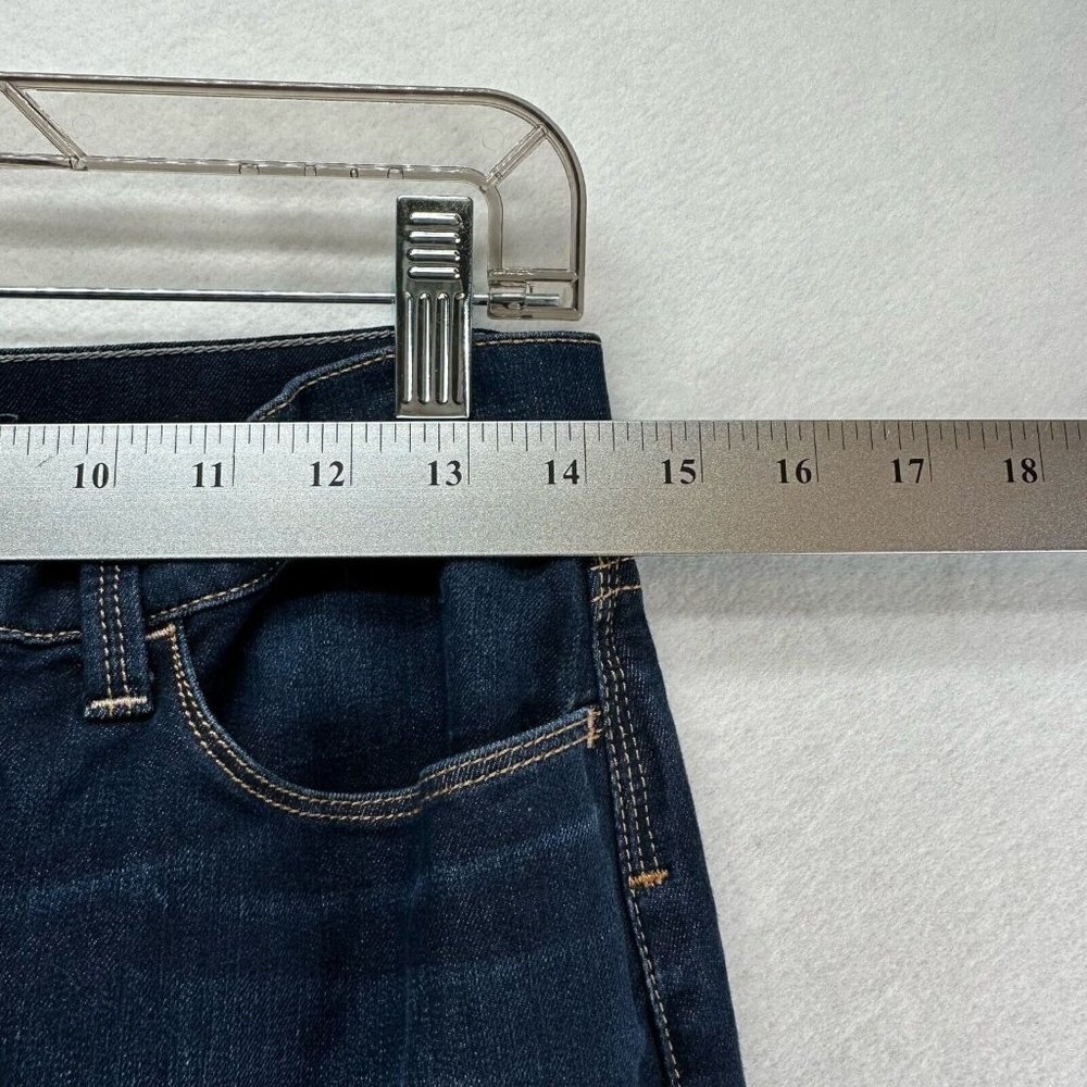 Banana Republic Skirt Size 28 Denim Pencil Mini Stretch Dark Washed Blue - Picture 10 of 11
